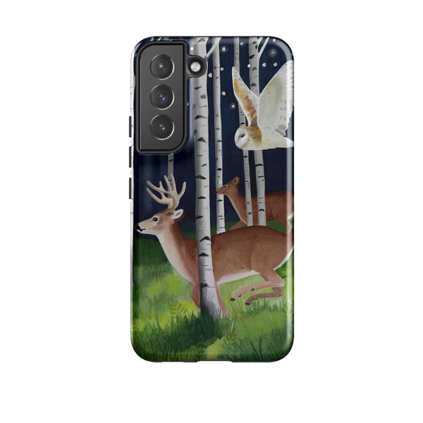 Samsung Tough Case - Green Forest By Bex Parkin