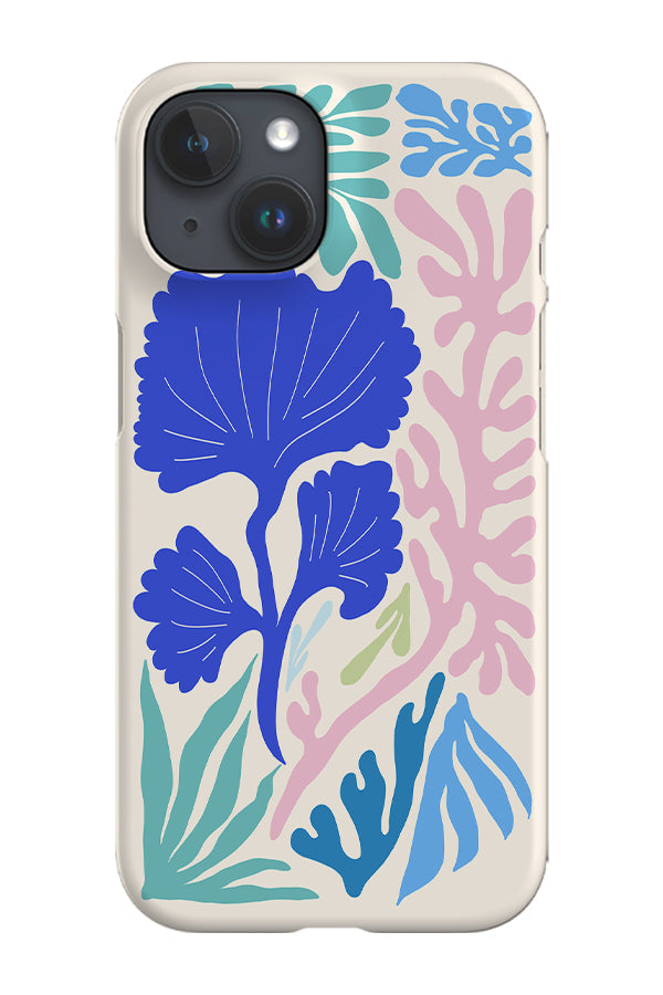 Abstract Coral Reef Phone Case (Pastel Blue) For Iphone & Samsung