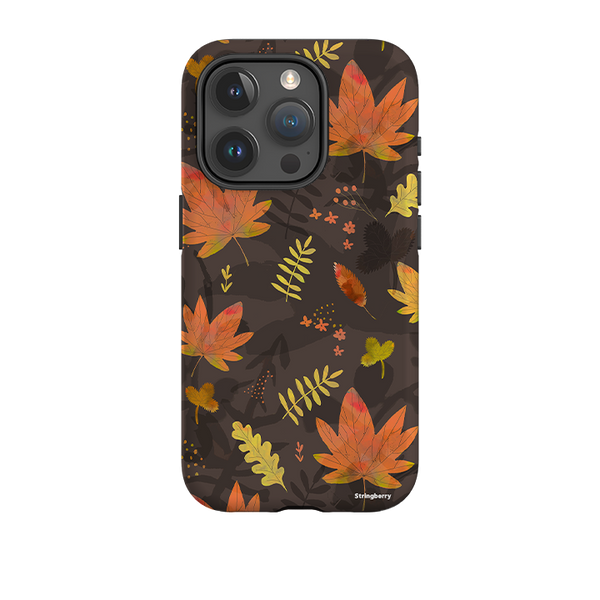 iPhone Tough Case - Autumn Leaves Yellow