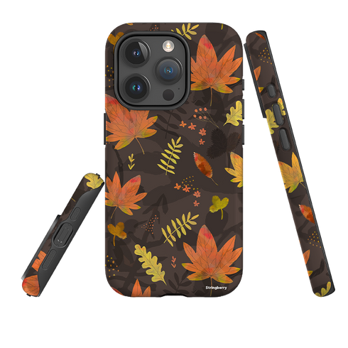 iPhone Tough Case - Autumn Leaves Yellow