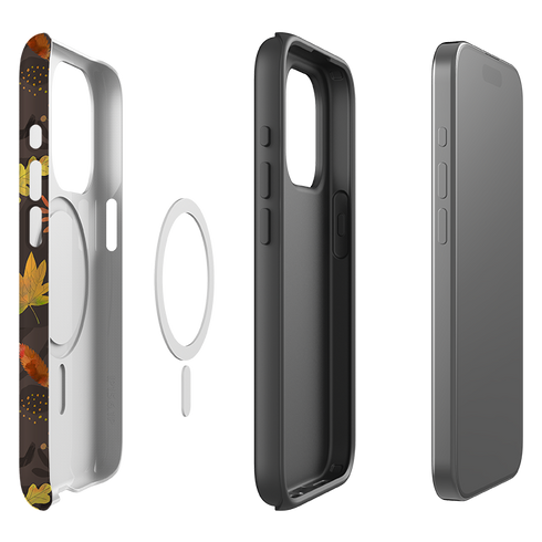 iPhone MagSafe Tough Case - Autumn Leaves Yellow