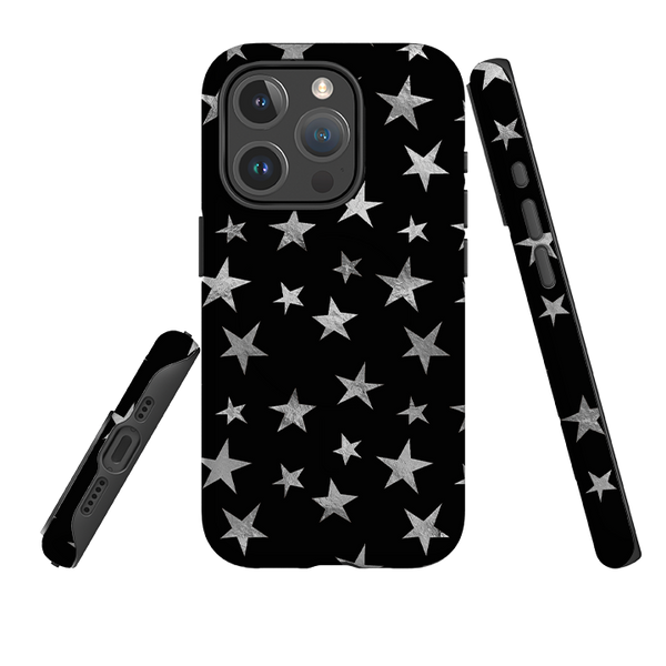 iPhone MagSafe Tough Case - Black and Silver Stars