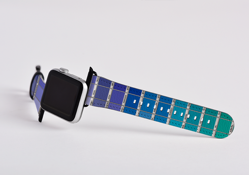 Blue Chromology By Kitty Joseph Apple Watch Strap