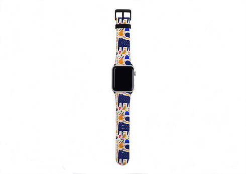 Blue Cat Apple Watch Strap