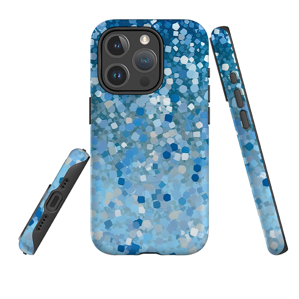 iPhone MagSafe Tough Case - Blue Glitter II (Case does not glitter)