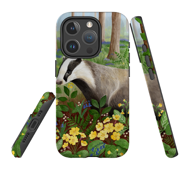 iPhone MagSafe Tough Case - Bluebell Badger By Bex Parkin