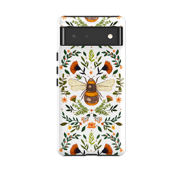 Google Tough Case - Botanical Bee White By Jade Mosinski