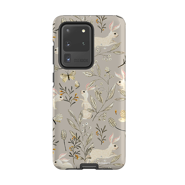 Samsung Tough Case - Bunnies Grey By Katherine Quinn