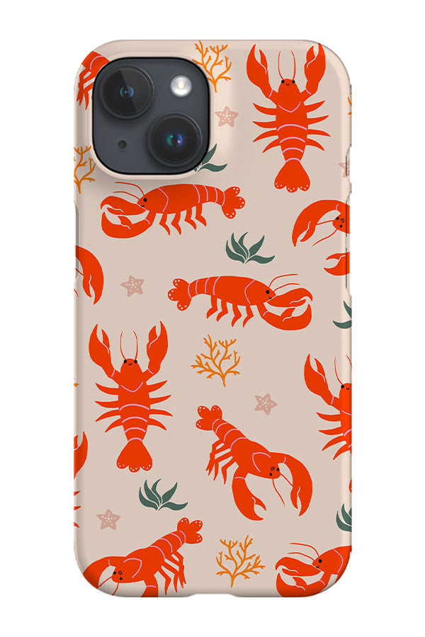 Cute Lobster Phone Case (Beige Orange) For Iphone & Samsung
