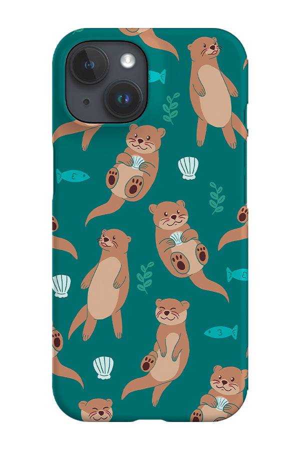 Cute Sea Otter Phone Case (Teal Green) For Iphone & Samsung
