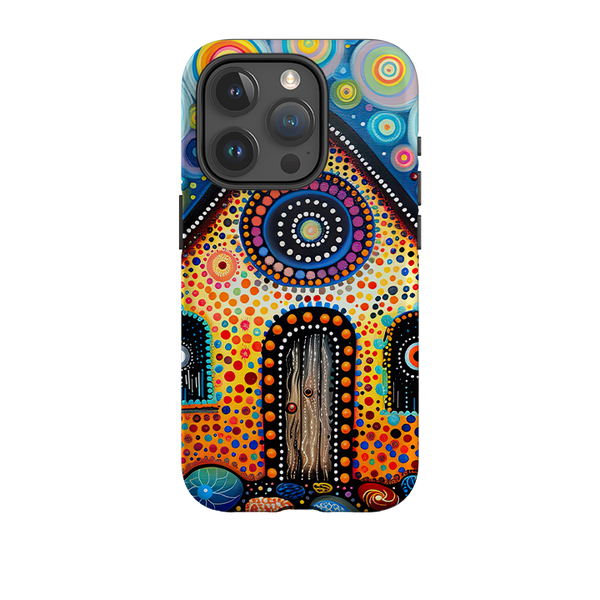 iPhone Case - Folk Art House III