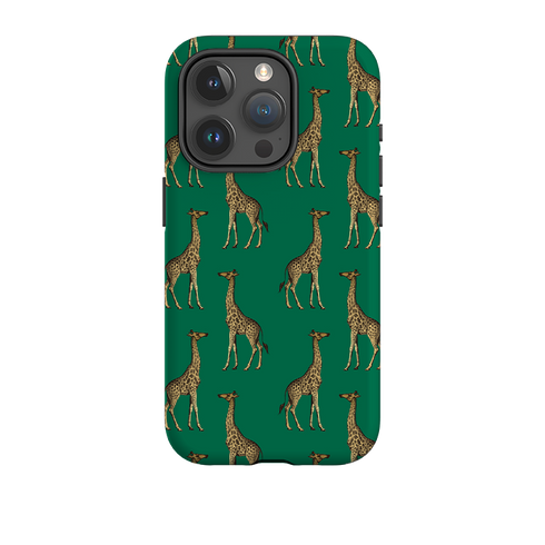 iPhone Tough Case - Green Giraffe