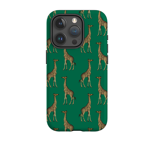 iPhone Tough Case - Green Giraffe