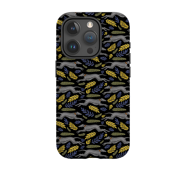 iPhone Tough Case - Greyhound Pattern By Catherine Rowe
