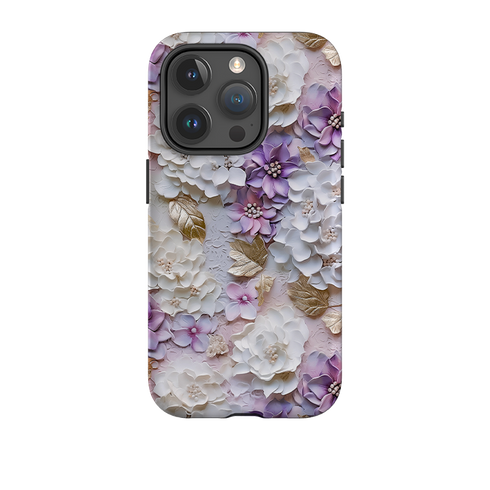 iPhone Tough Case -Gold & Mauve II