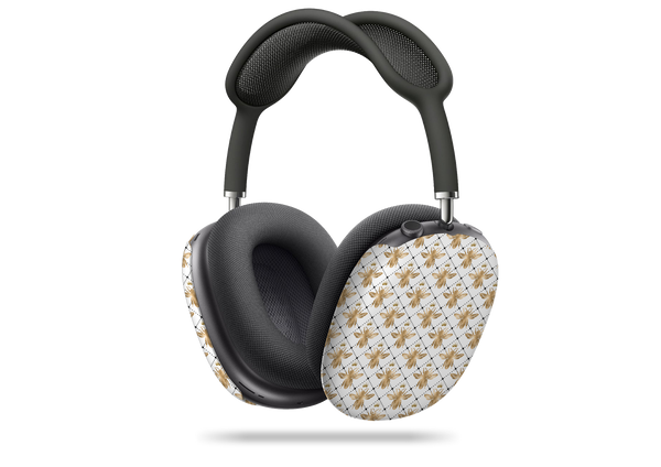 Golden White Bees Airpod Max Case