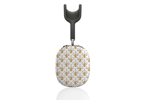 Golden White Bees Airpod Max Case