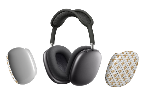 Golden White Bees Airpod Max Case