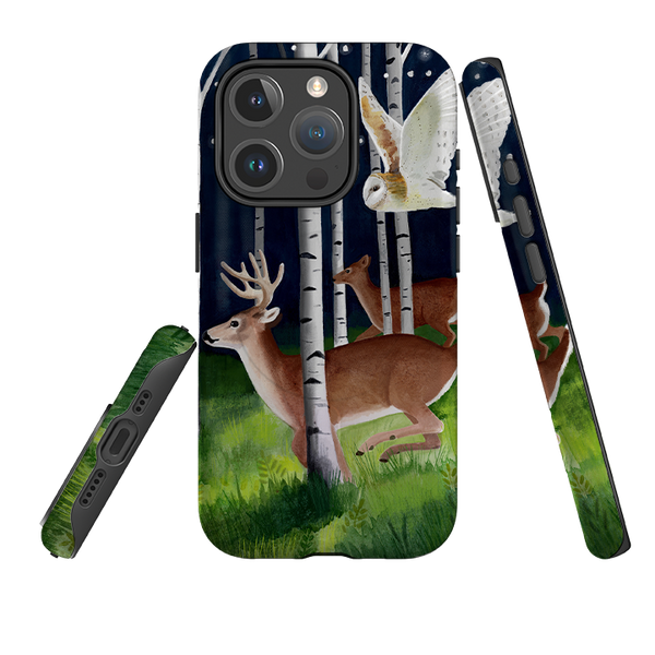 iPhone MagSafe Tough Case - Green Forest By Bex Parkin