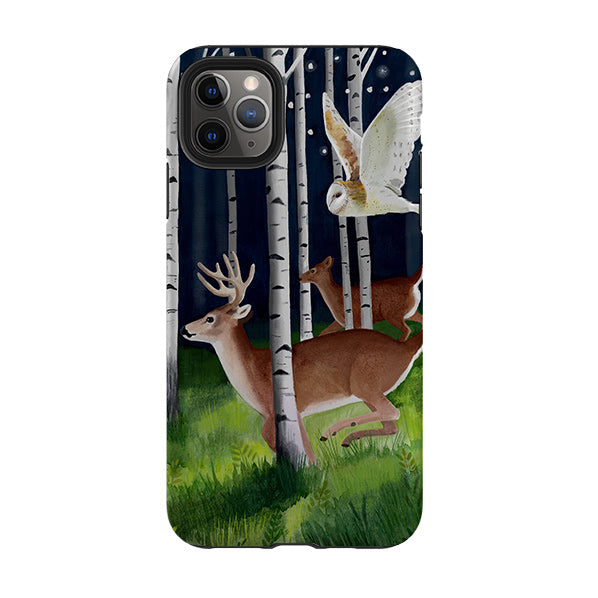 iPhone Tough Case - Green Forest By Bex Parkin
