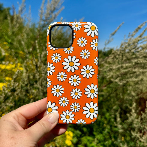iPhone Tough Case - Orange Daisies