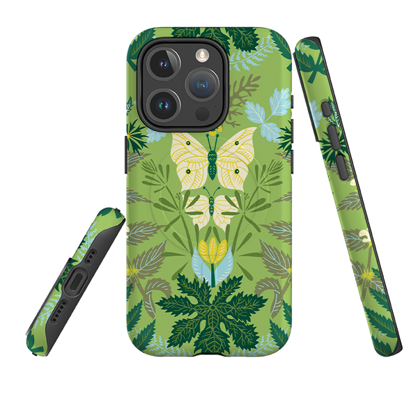 iPhone MagSafe Tough Case - Leaf Green By Kate Heiss