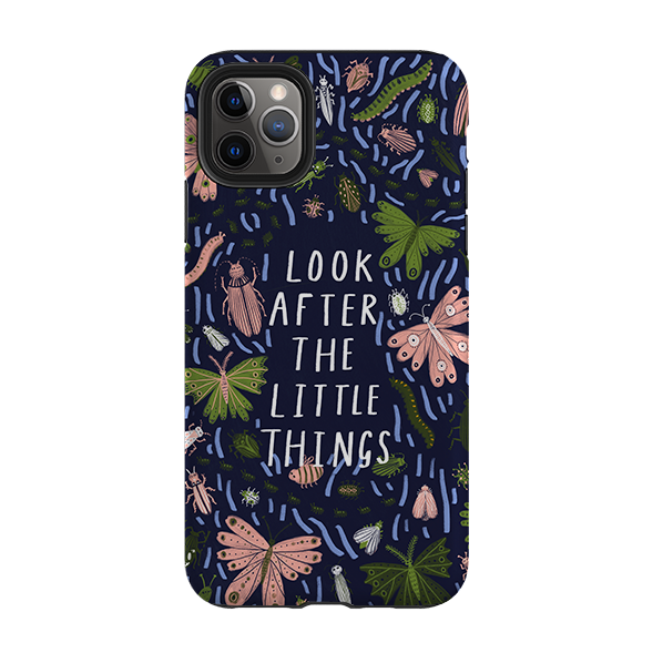 iPhone Tough Case - Little Things Blue By Lee Foster Wilson