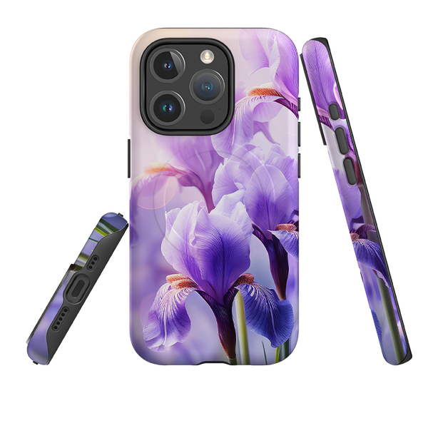 iPhone MagSafe Tough Case - Mauve Floral