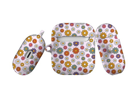 Mixed Daisies Airpod Case