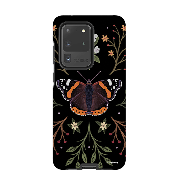 Samsung Tough Case - Red Admiral Butterfly By Anna Stead