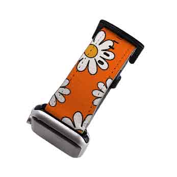 Orange Daisies Apple Watch Strap