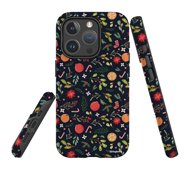 iPhone MagSafe Tough Case - Oranges and Candy Canes II