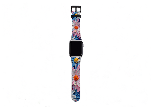Pink Daisies Apple Watch Strap