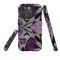 iPhone MagSafe Tough Case - Purple Flower Skull II By Nina Pace