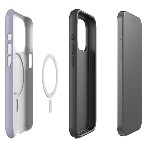 iPhone MagSafe Tough Case - Purple Foxie By Tracey English