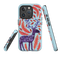 iPhone MagSafe Tough Case - Purple Reindeer By Tracey English