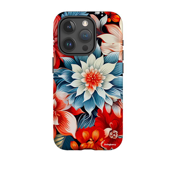 iPhone Tough Case - Red Bells II