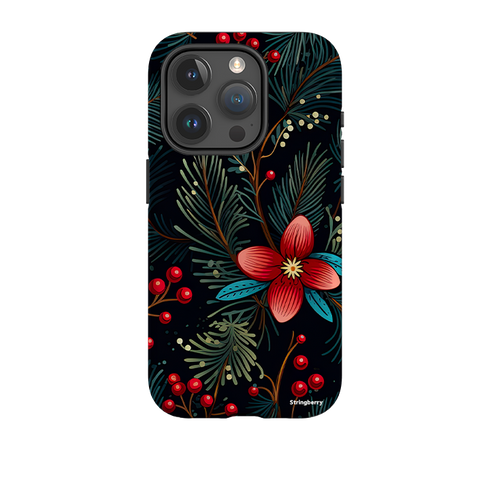 iPhone Tough Case - Red Berries