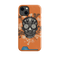Sugar Skull Orange By Jade Mosinski Case and Card Case