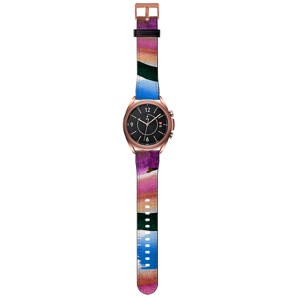 Sunset Painting By Kitty Joseph Samsung Watch Strap