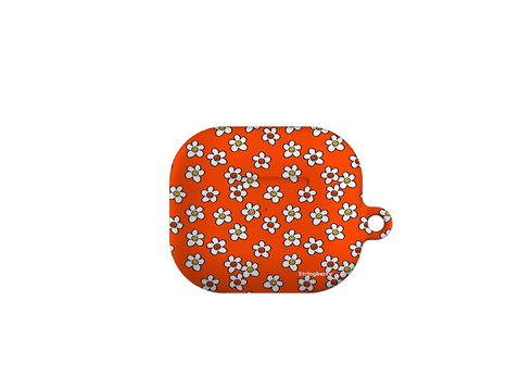 Smiley Orange Airpod Case