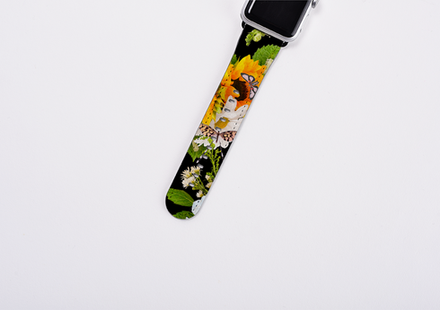 Sunlife Black Apple Watch Strap