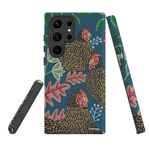 Samsung Tough Case - Three French Hens By Kate Heiss