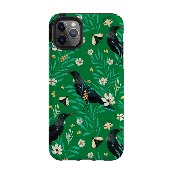 iPhone Tough Case - Tui Green By Katherine Quinn