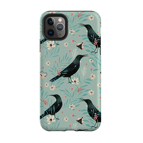 iPhone Tough Case - Tui Light Blue By Katherine Quinn