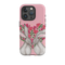 iPhone Tough Case - White Hares Rose Heart By Catherine Rowe