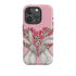 iPhone Tough Case - White Hares Rose Heart By Catherine Rowe