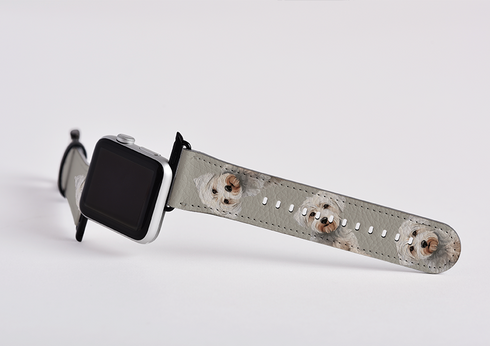Westiepoo Grey Apple Watch Strap
