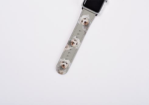 Westiepoo Grey Apple Watch Strap