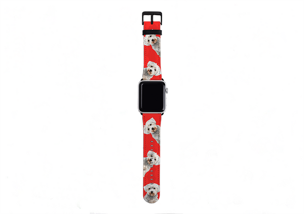 Westiepoo Mell Red Apple Watch Strap